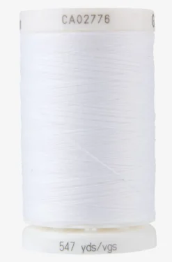 Sytråd 500m hvid polyester