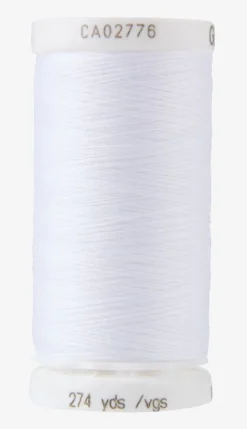 Sytråd 250m hvid polyester