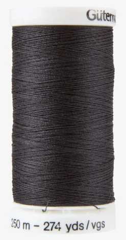 Sytråd 250m sort polyester