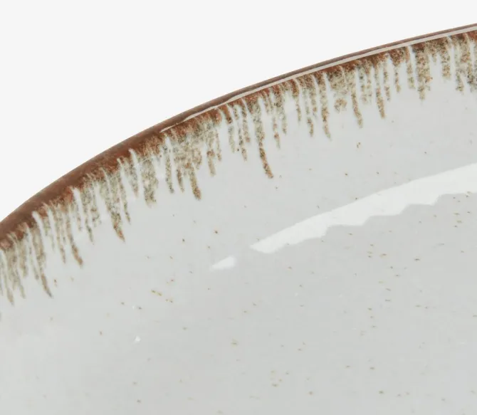 Tallerken FERDUS Ø27cm porcelæn grå