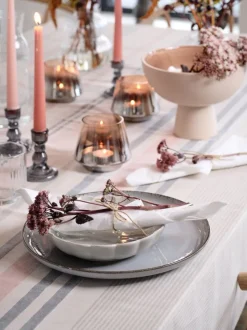 Tallerken FERDUS Ø27cm porcelæn grå