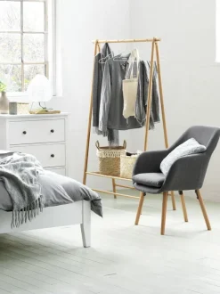 Tøjstativ VANDSTED 1 hylde bambus