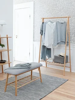 Tøjstativ VANDSTED 1 hylde bambus