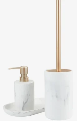 Toiletbørste BERGHEM marmoreffekt