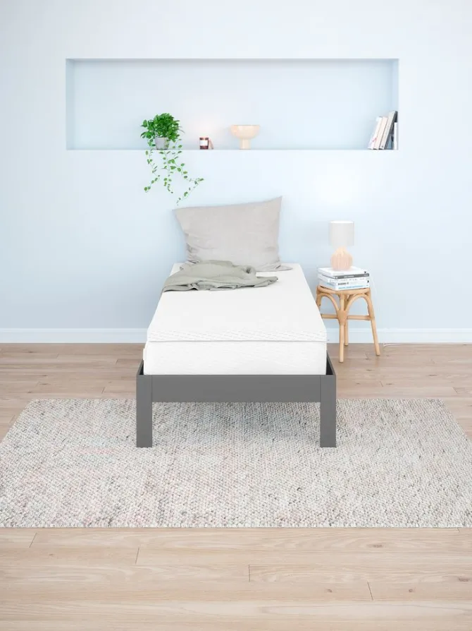 Topmadras 90x200cm GOLD T30 grå WELLPUR