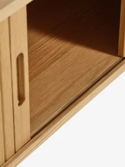 TV-bord LYNGVIG 160cm 2 jalousilåger eg natur