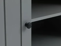 TV-bord MARKSKEL 2 låger grå/egefarve