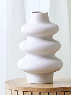 Vase ALVIS Ø20xH30cm hvid