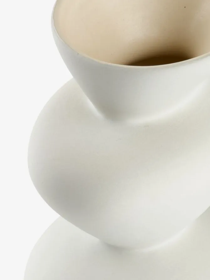 Vase BENNY B11xL16xH25cm hvid