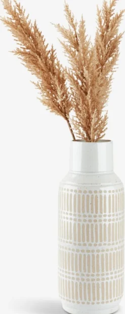 Vase GUSTAF Ø18xH47cm hvid