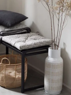 Vase GUSTAF Ø18xH47cm hvid