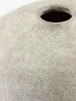 Vase IVAR Ø17xH21cm hvid/grå