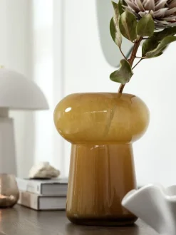 Vase KELD Ø19xH25cm gul