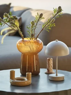 Vase KELD Ø19xH25cm gul