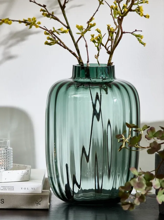 Vase KNUD Ø21xH29cm grå