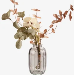 Vase ROAR Ø7xH12cm grå