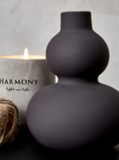 Vase ROBERT Ø11xH15cm sort