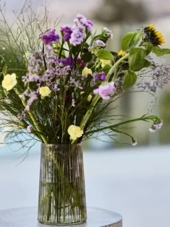 Vase ROY Ø13xH20cm grøn