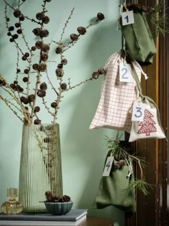 Vase ROY Ø16xH30cm khaki