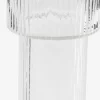 Vase RUNE Ø12xH25cm klar