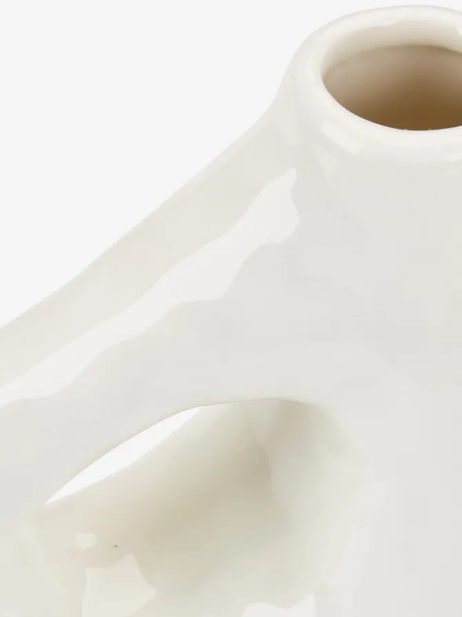 Vase SIGFRED B16xL7xH14cm hvid