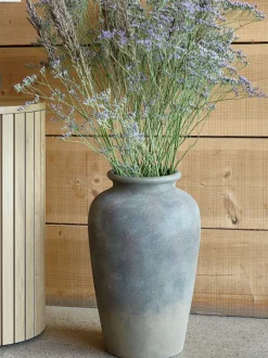 Vase TOMMY Ø26xH44cm grå/brun