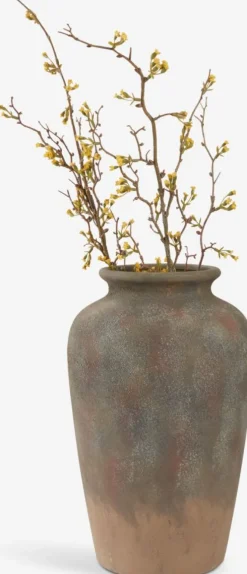 Vase TOMMY Ø26xH44cm grå/brun