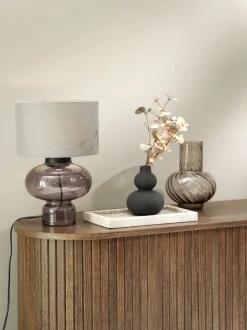 Vase VILLY Ø17xH23cm grå