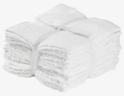 Vaskeklud FLISBY 10 stk/pk hvid