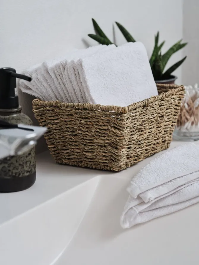 Vaskeklud FLISBY 10 stk/pk hvid