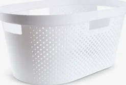 Vasketøjskurv INFINITY B59xL38xH27cm hvid