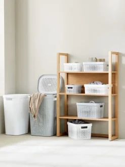 Vasketøjskurv INFINITY plast hvid