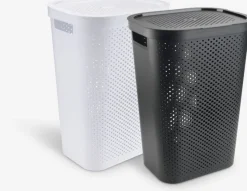 Vasketøjskurv INFINITY plast sort