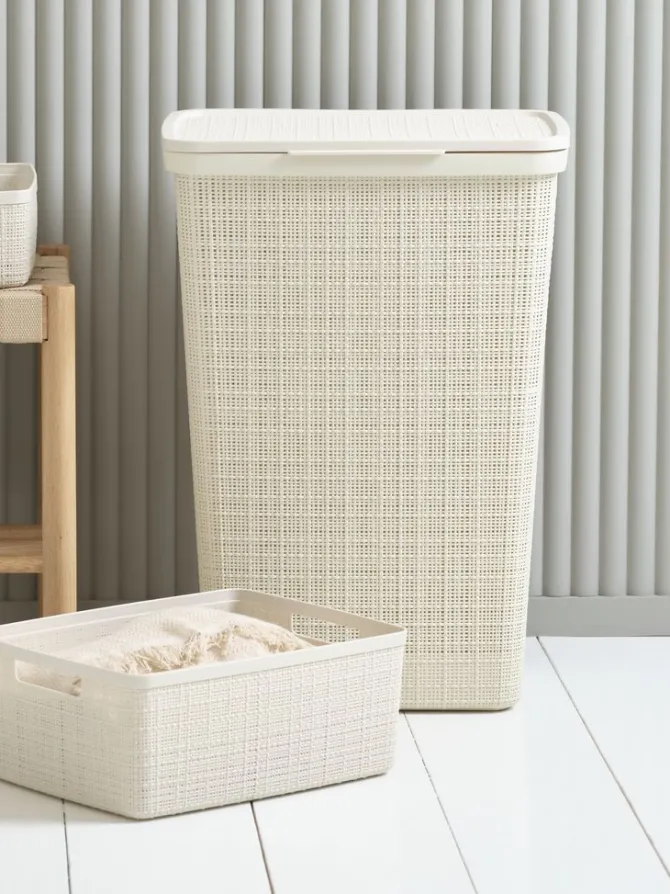 Vasketøjskurv JUTE B42xL34xH60cm 58L