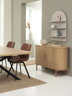 Væghylde ALKEN 3 hylder varm grå