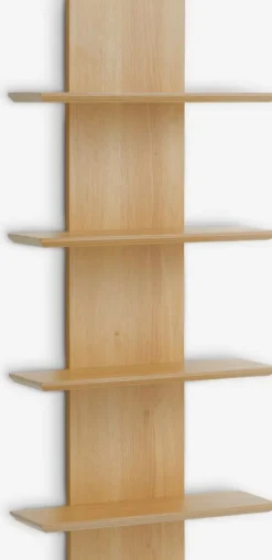 Væghylde BORUM 4 hylder egefarve
