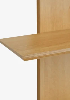 Væghylde BORUM 4 hylder egefarve