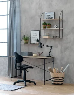 Væghylde HEJLSMINDE 1 hylde sort/natur