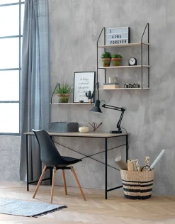 Væghylde HEJLSMINDE 1 hylde sort/natur