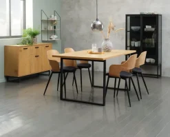 Væghylde HEJLSMINDE 3 hylder sort/natur