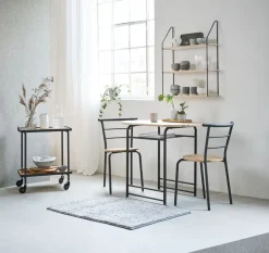 Væghylde HEJLSMINDE 3 hylder sort/natur