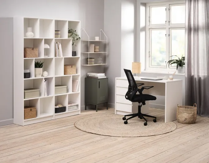 Væghylde HEJLSMINDE 3 hylder hvid/natur