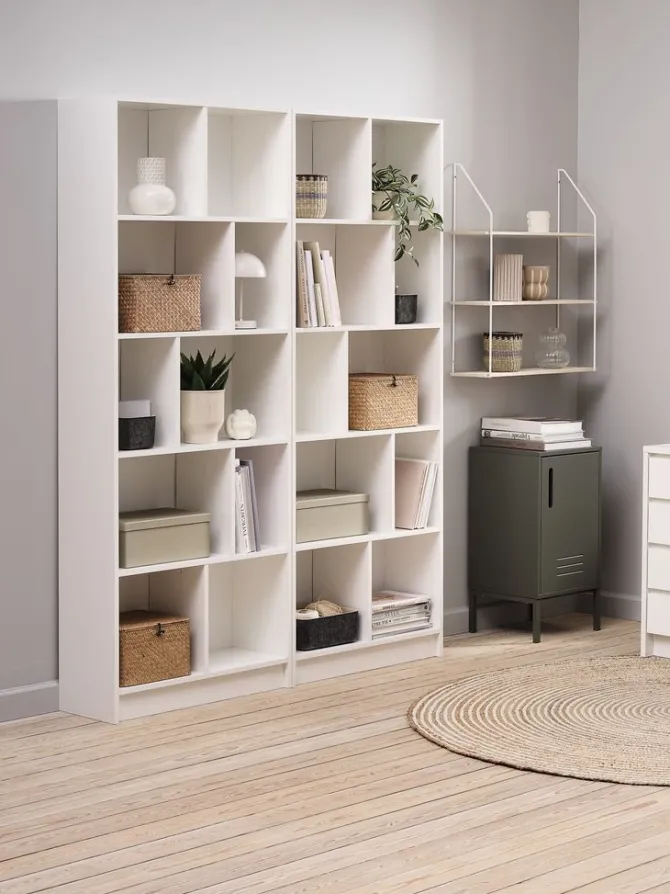 Væghylde HEJLSMINDE 3 hylder hvid/natur