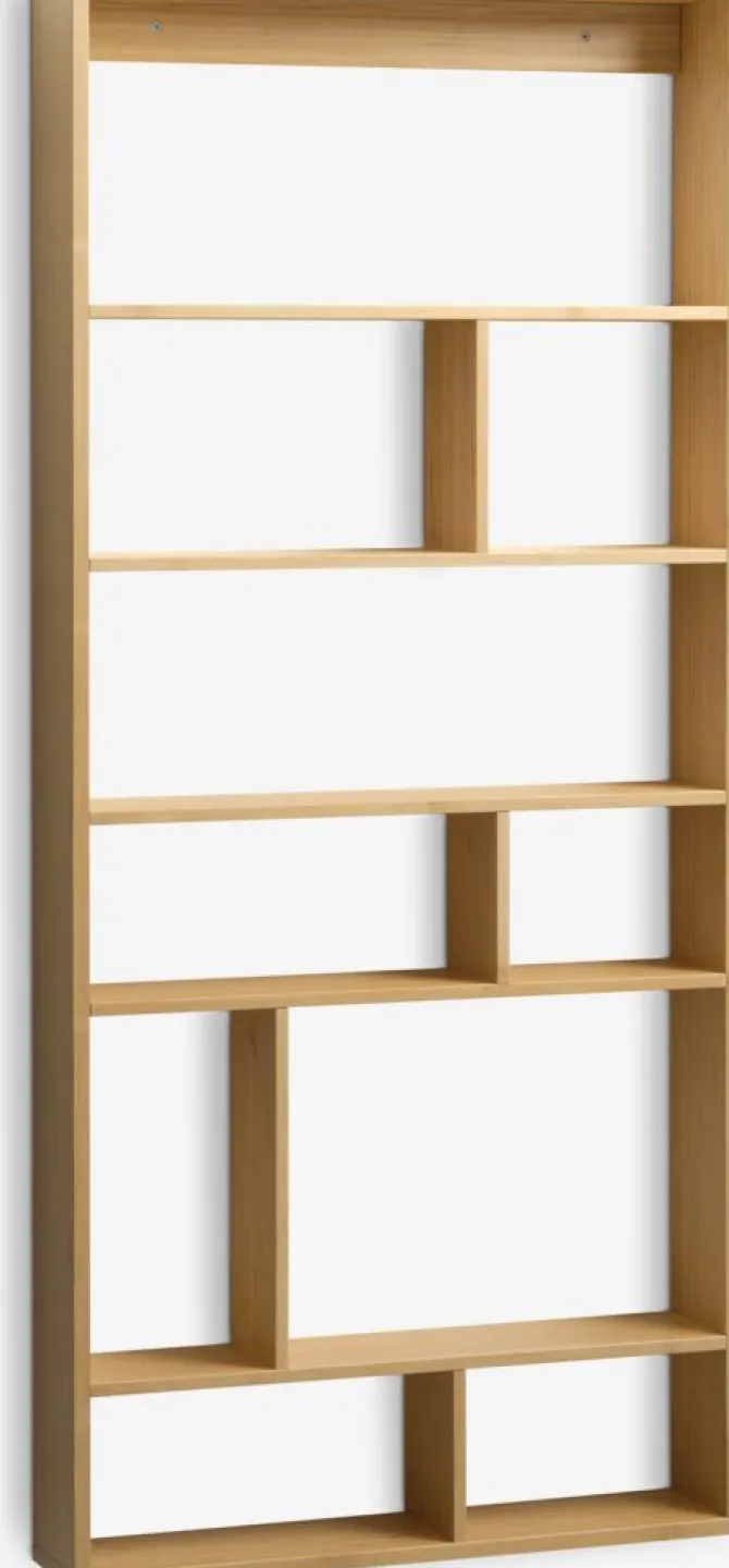 Væghylde SALTRUP 6 hylder bambus