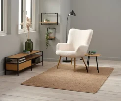 Væghylde TRAPPEDAL 2 stk/pk egefarve/sort