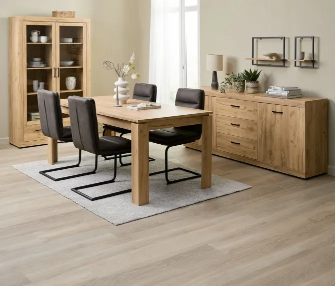 Væghylde TRAPPEDAL 2 stk/pk egefarve/sort