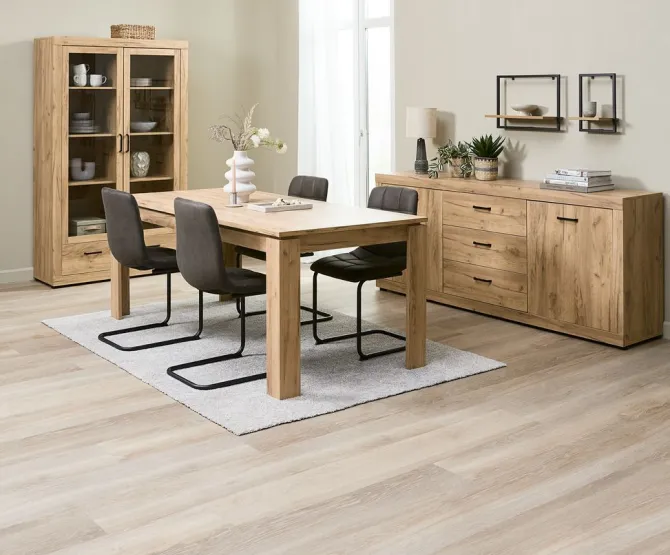 Væghylde TRAPPEDAL 2 stk/pk egefarve/sort