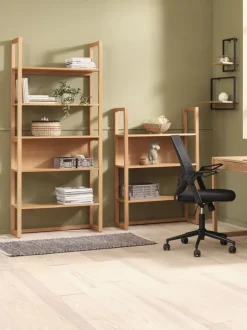 Væghylde TRAPPEDAL 2 stk/pk egefarve/sort