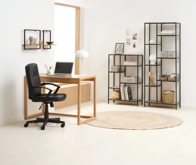 Væghylde TRAPPEDAL 2 stk/pk egefarve/sort