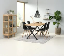 Væghylde TRAPPEDAL 2 stk/pk egefarve/sort